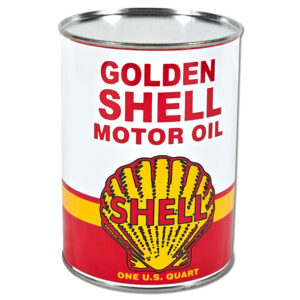 SHELL OIL CAN