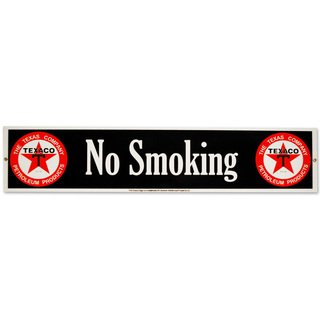 texaco no smoking