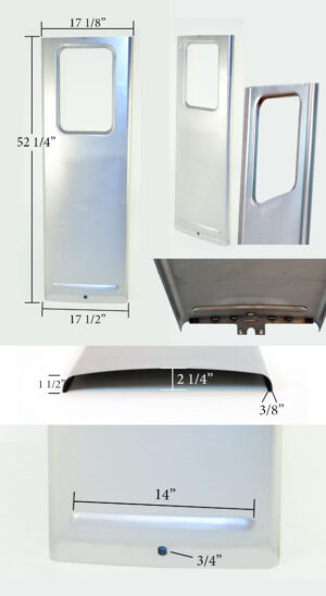 TOKHEIM 39 DOOR WITH LOUVER & LOWER LOCK