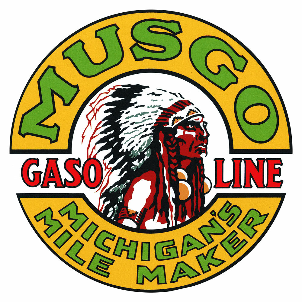 MUSGO GASOLINE DECAL
