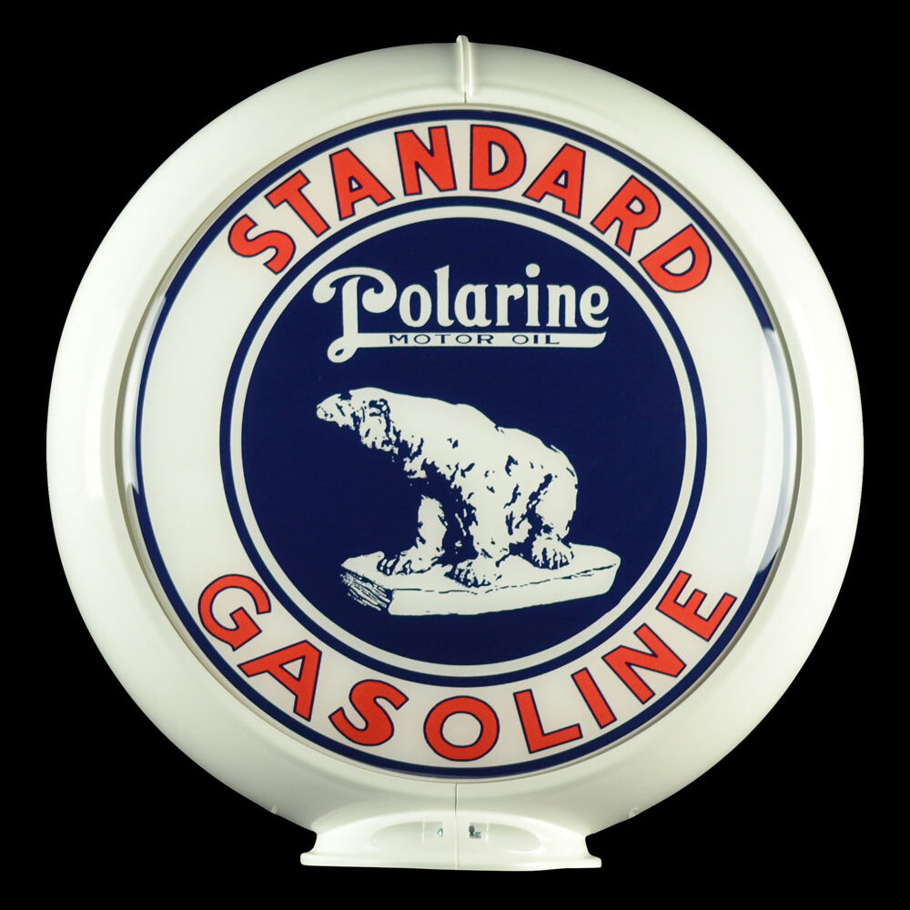 STANDARD POLARINE MOTOR OIL GLOBE