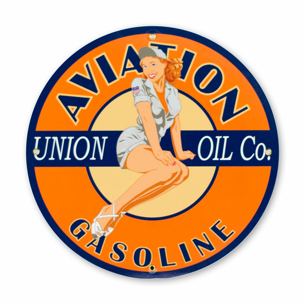 UNION AVIATION PIN-UP 12" SIGN