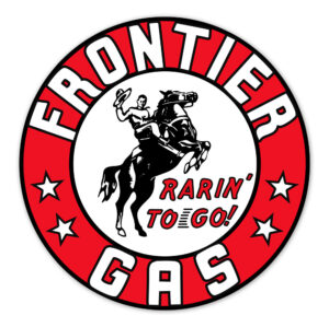 FRONTIER GAS DECAL