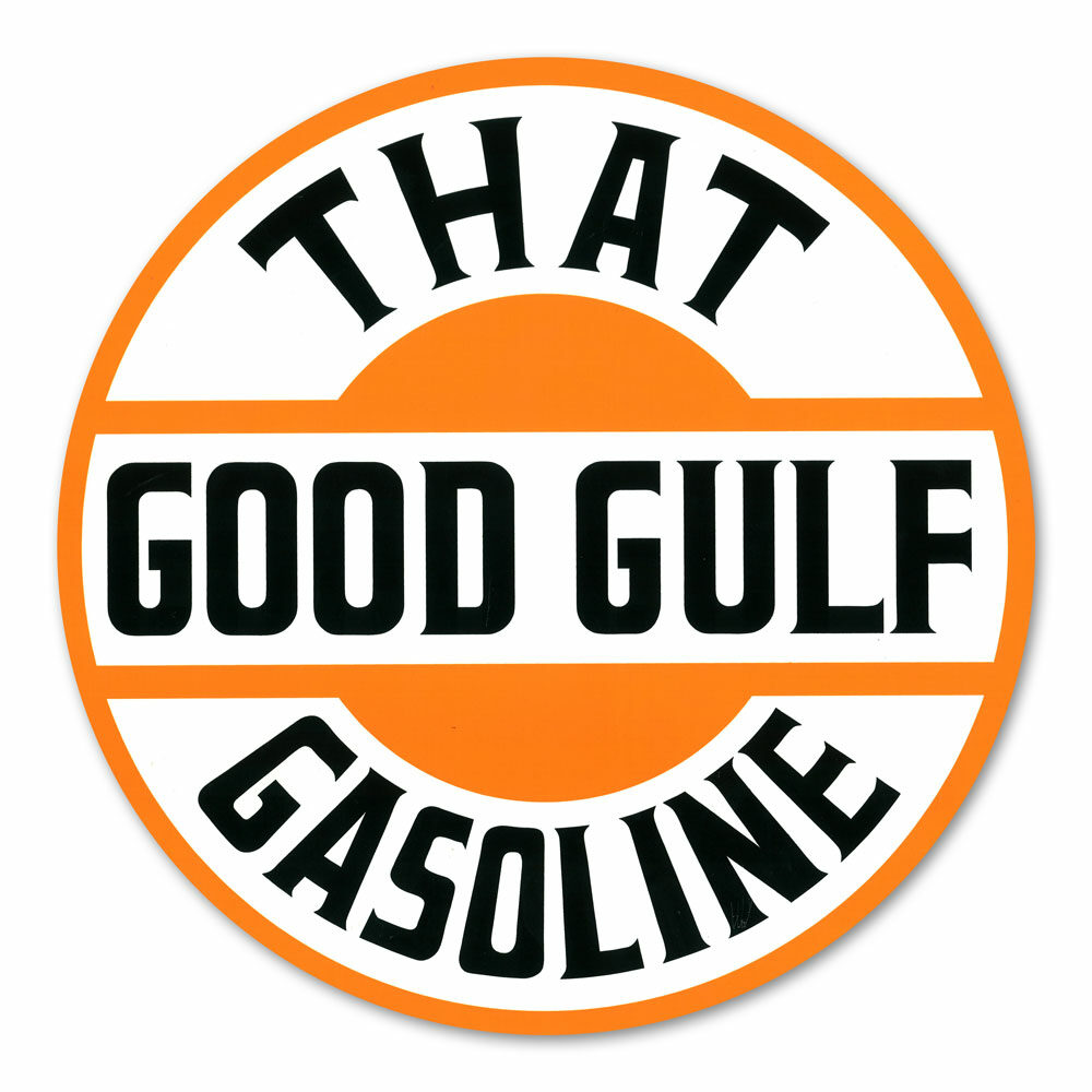 GULF "GOOD GULF" GASOLINE DECAL