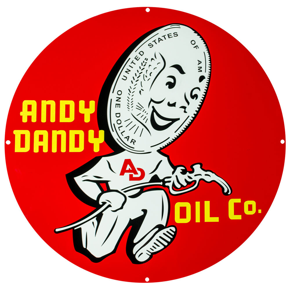 ANDY DANDY 12" SIGN