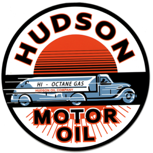 HUDSON MOTOR OIL SIGN