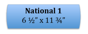 NATIONAL A-62 & 360 AD GLASS