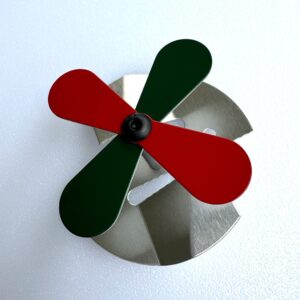 Tokheim 39 Spinner Red Green Waffle Back
