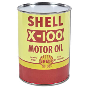 SHELL 100 OIL CAN